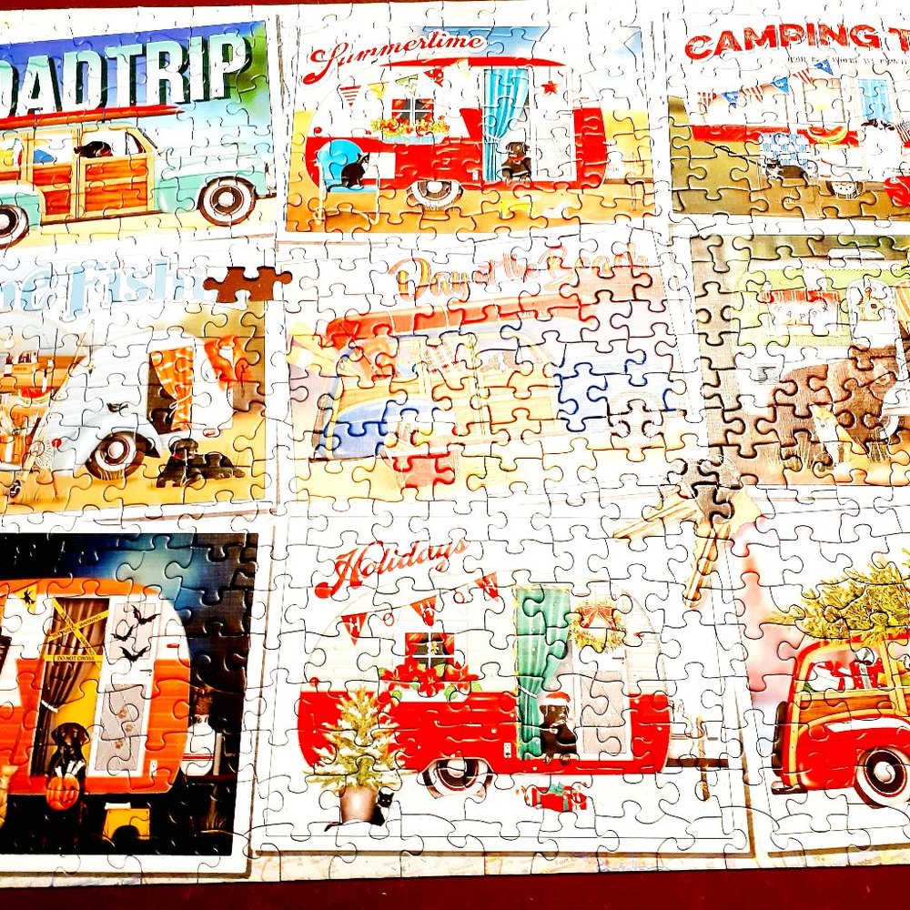 Cobble Hill Jigsaw Puzzle Hitting The Road 500 Pieces